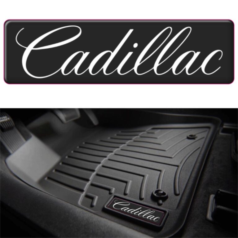 Cadillac Script WeatherTech Floor Mat Badge