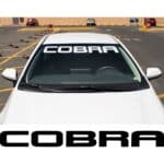 Mustang Cobra Windshield Banner