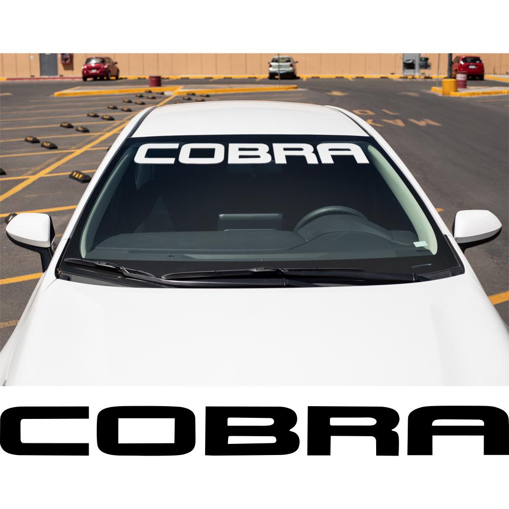 Mustang Cobra Windshield Banner