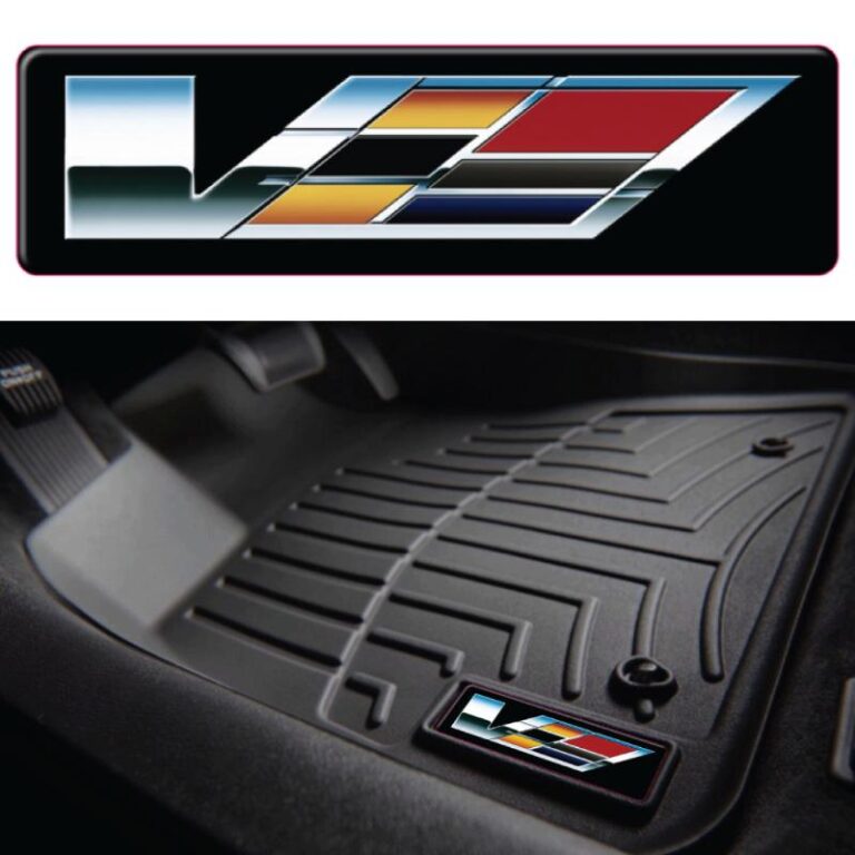 Cadillac CTS-V ATS-V WeatherTech Floor Mat Badge