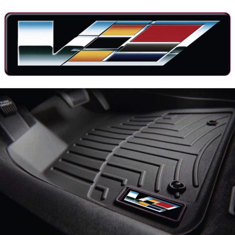 Cadillac CTS-V ATS-V WeatherTech Floor Mat Badge