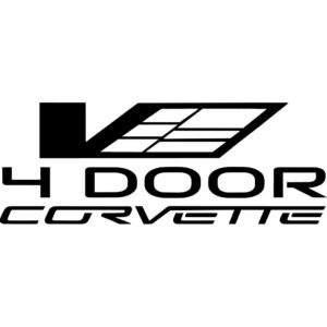 CTSV 4 Door Corvette Decal