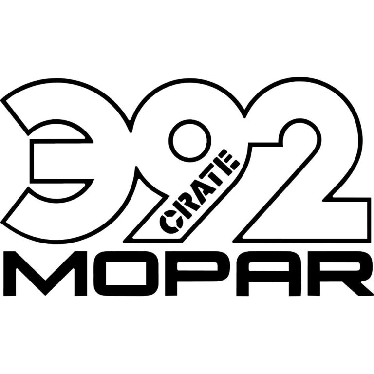 392 Mopar Crate Decal