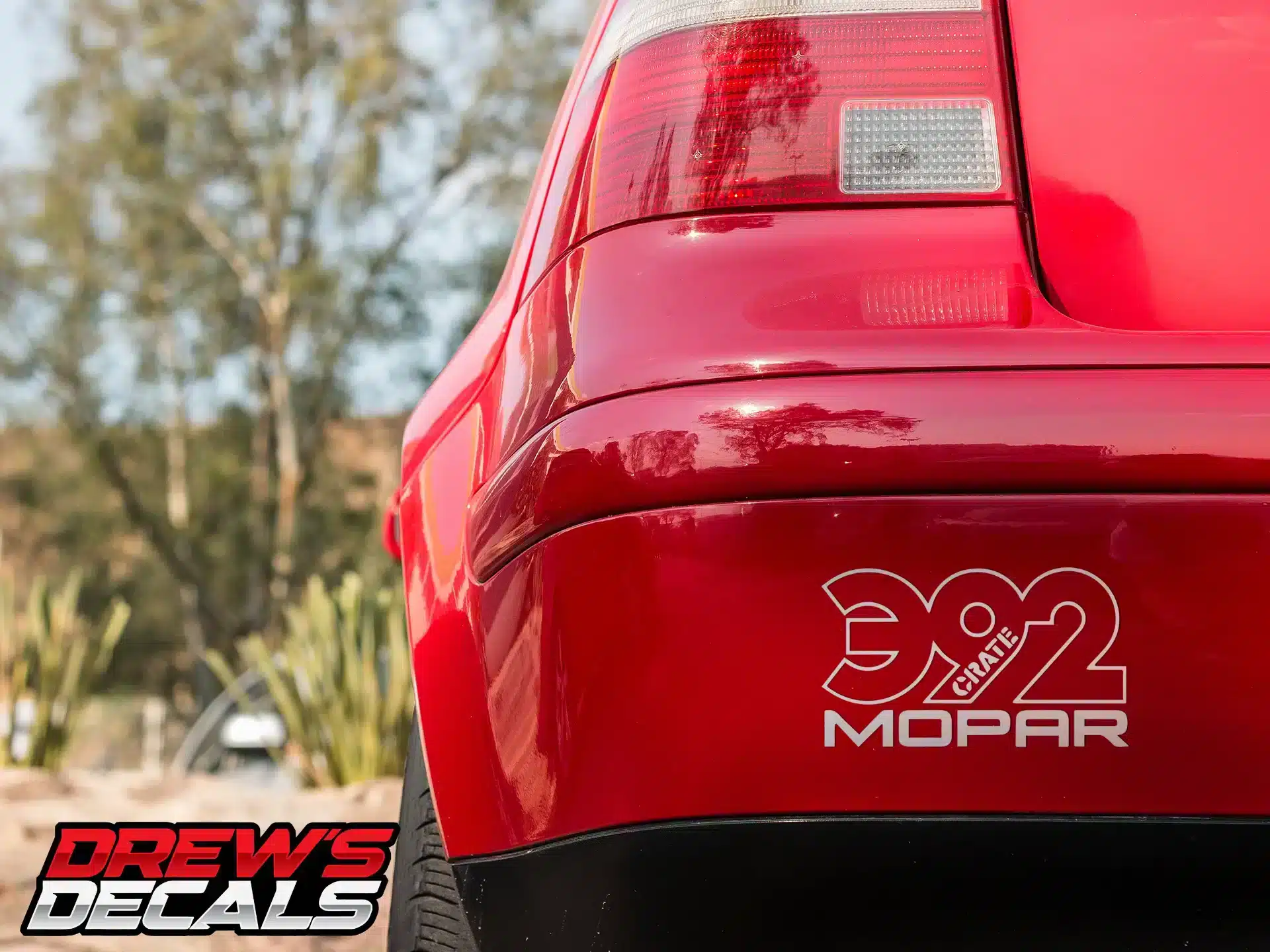 392 Mopar Crate Decal