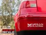 Megan Racing Decal