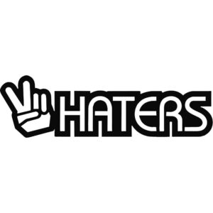 Peace Haters Decal