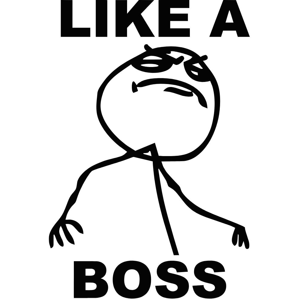 Like a Boss Decal
