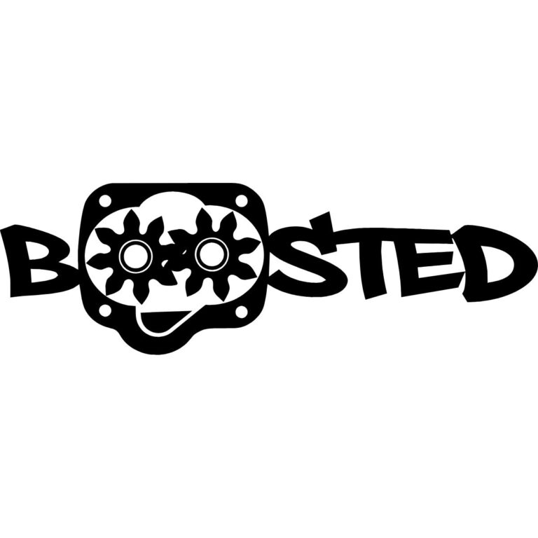 Supercharger Boosted Decal