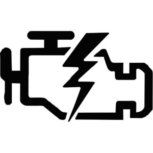 Check Engine Light Decal