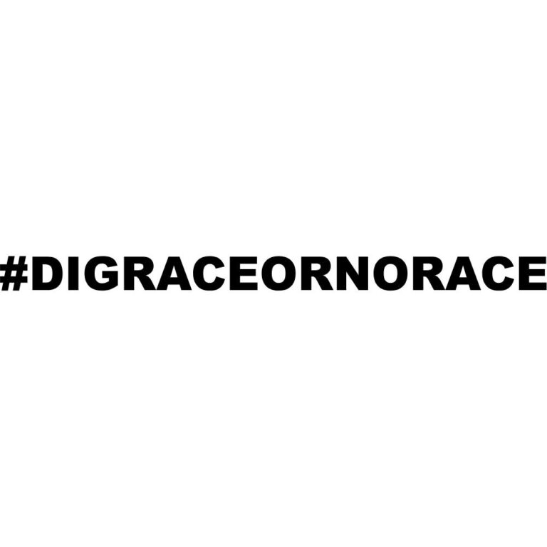 Dig Race or No Race Decal
