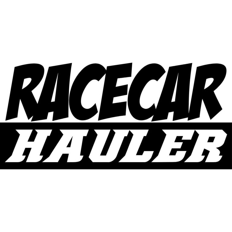 Racecar Hauler Decal