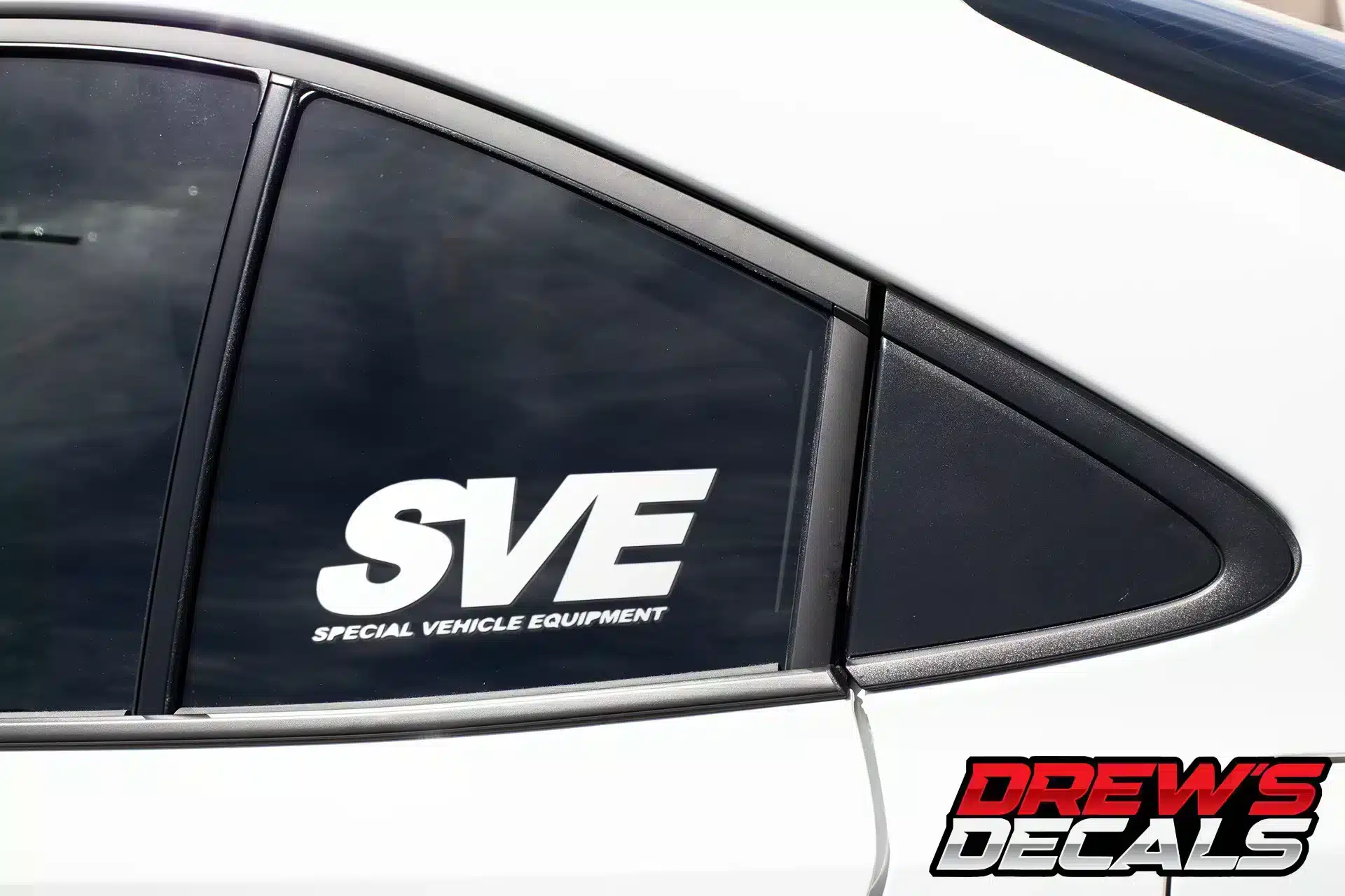 SVE Special Vehicle Equipment Decal