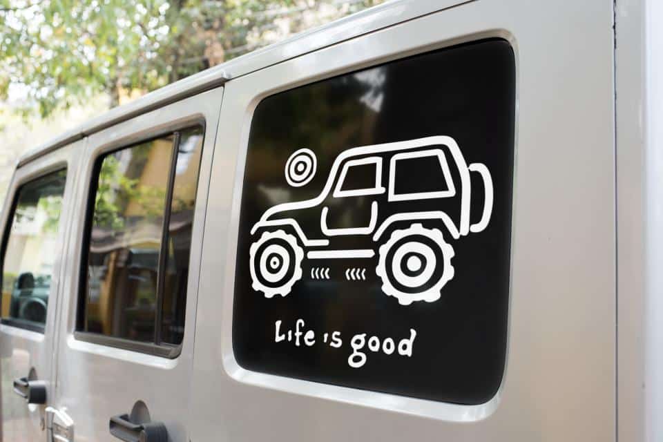 Jeep Life is Good Decal