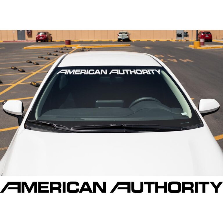 American Authority Windshield Banner