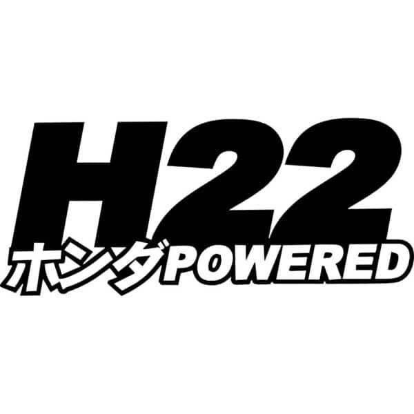 H22 Powered Decal