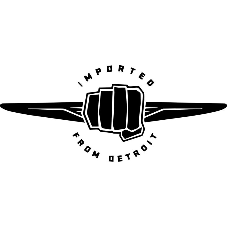 Imported from Detroit Chrysler Decal