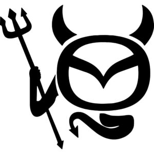 Mazda Devil Decal