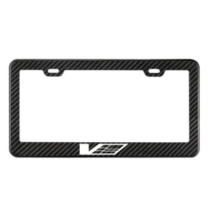 Cadillac CTS-V ATS-V Carbon Fiber Style License Plate Frame