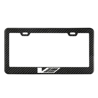 Cadillac CTS-V ATS-V Carbon Fiber Style License Plate Frame