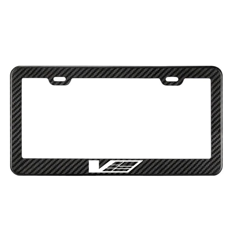 Cadillac CTS-V ATS-V Carbon Fiber Style License Plate Frame