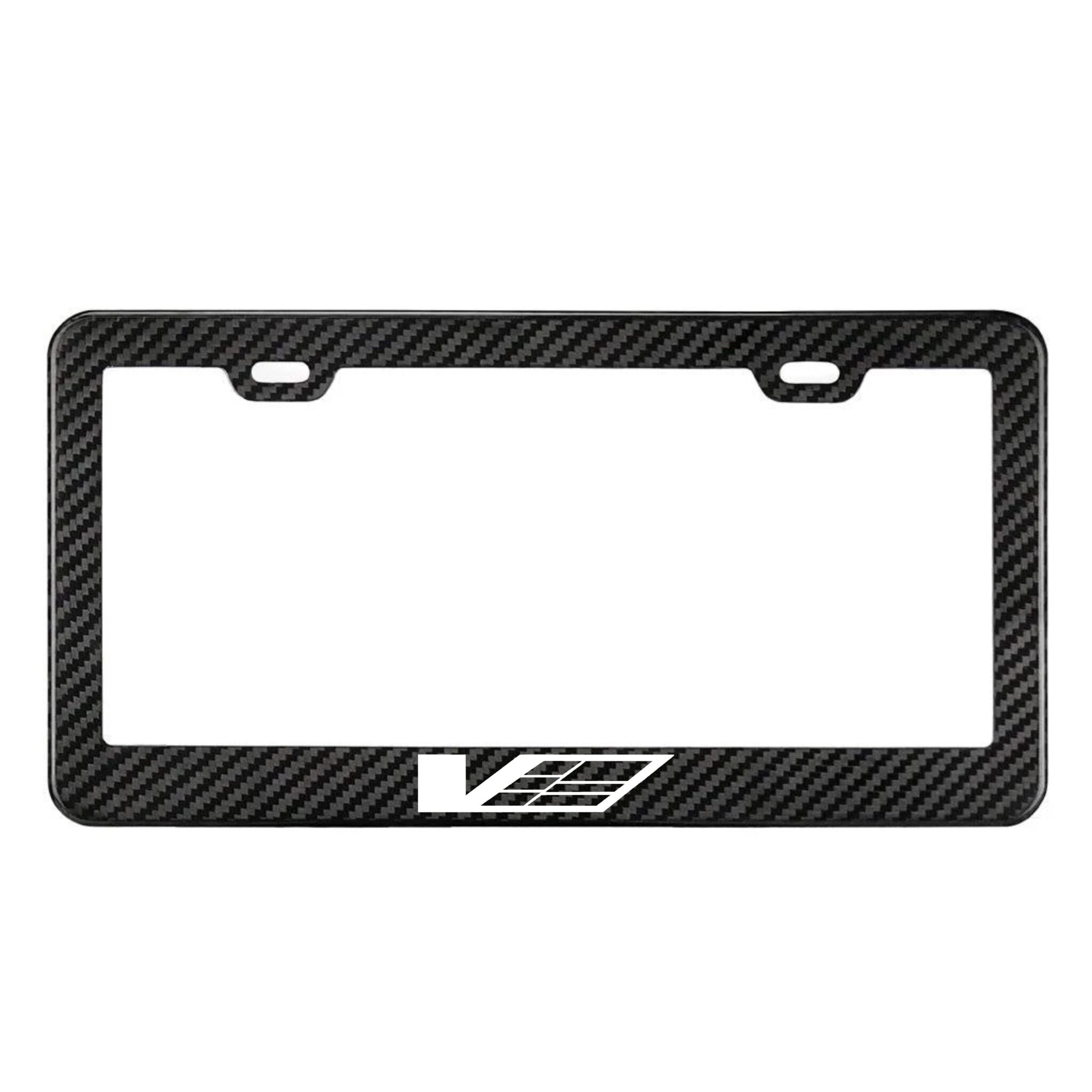 Cadillac CTS-V ATS-V Carbon Fiber Style License Plate Frame