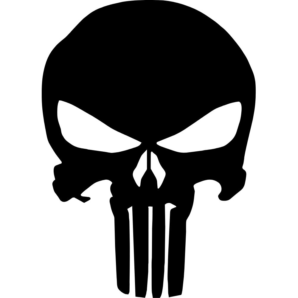 Punisher Skull Decal