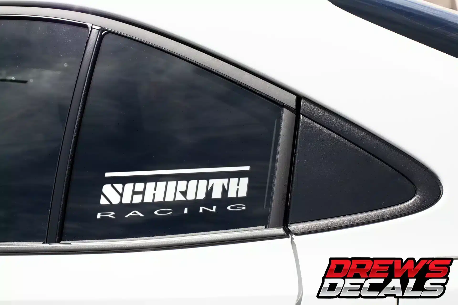 Schroth Racing Decal