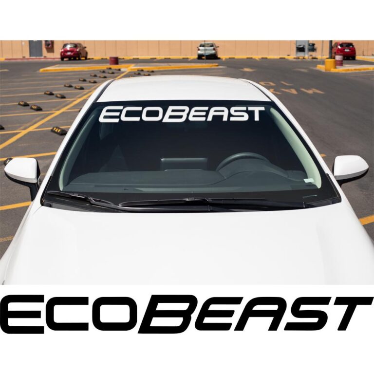 Ford Ecobeast Ecoboost Windshield Banner