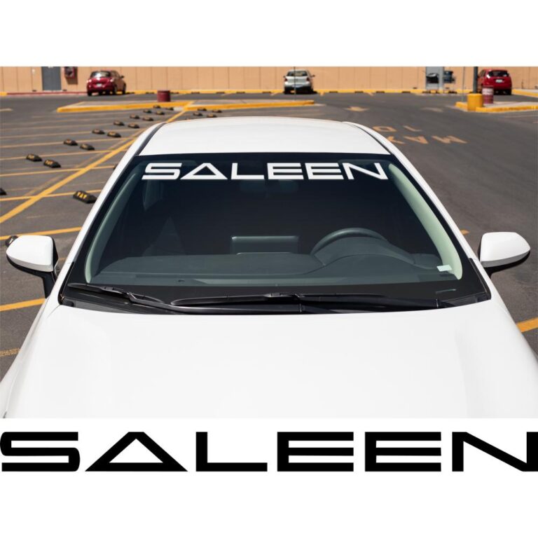 Saleen Windshield Banner
