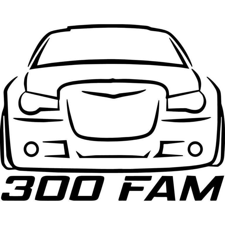 300 Fam Chrysler Decal