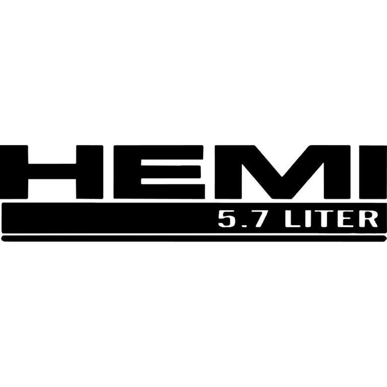 Hemi 5.7 Liter Decal