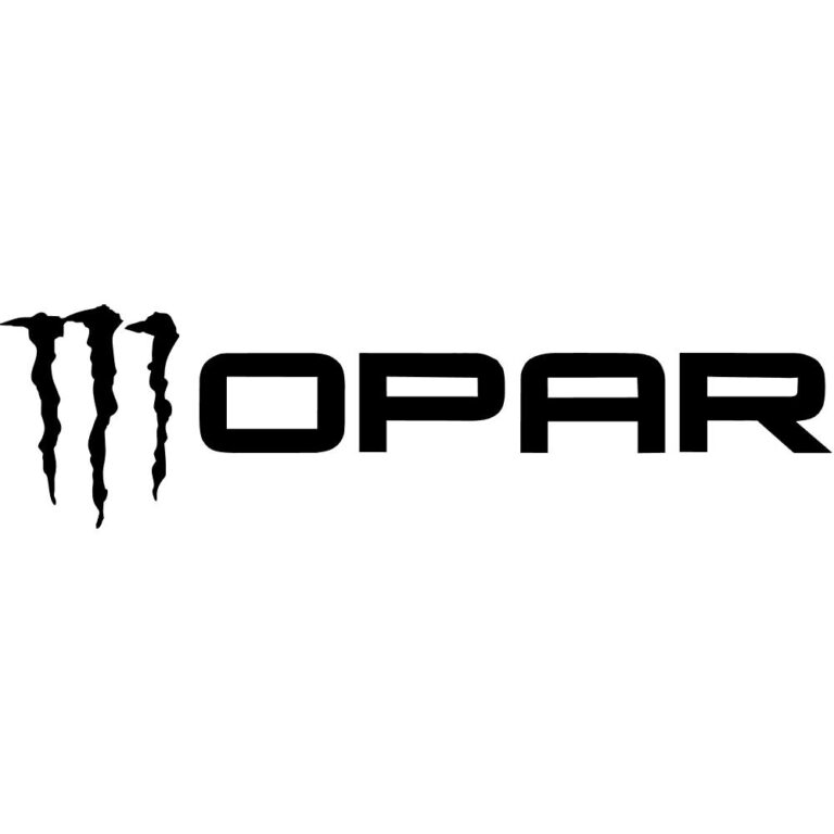 Monster Energy Mopar Decal