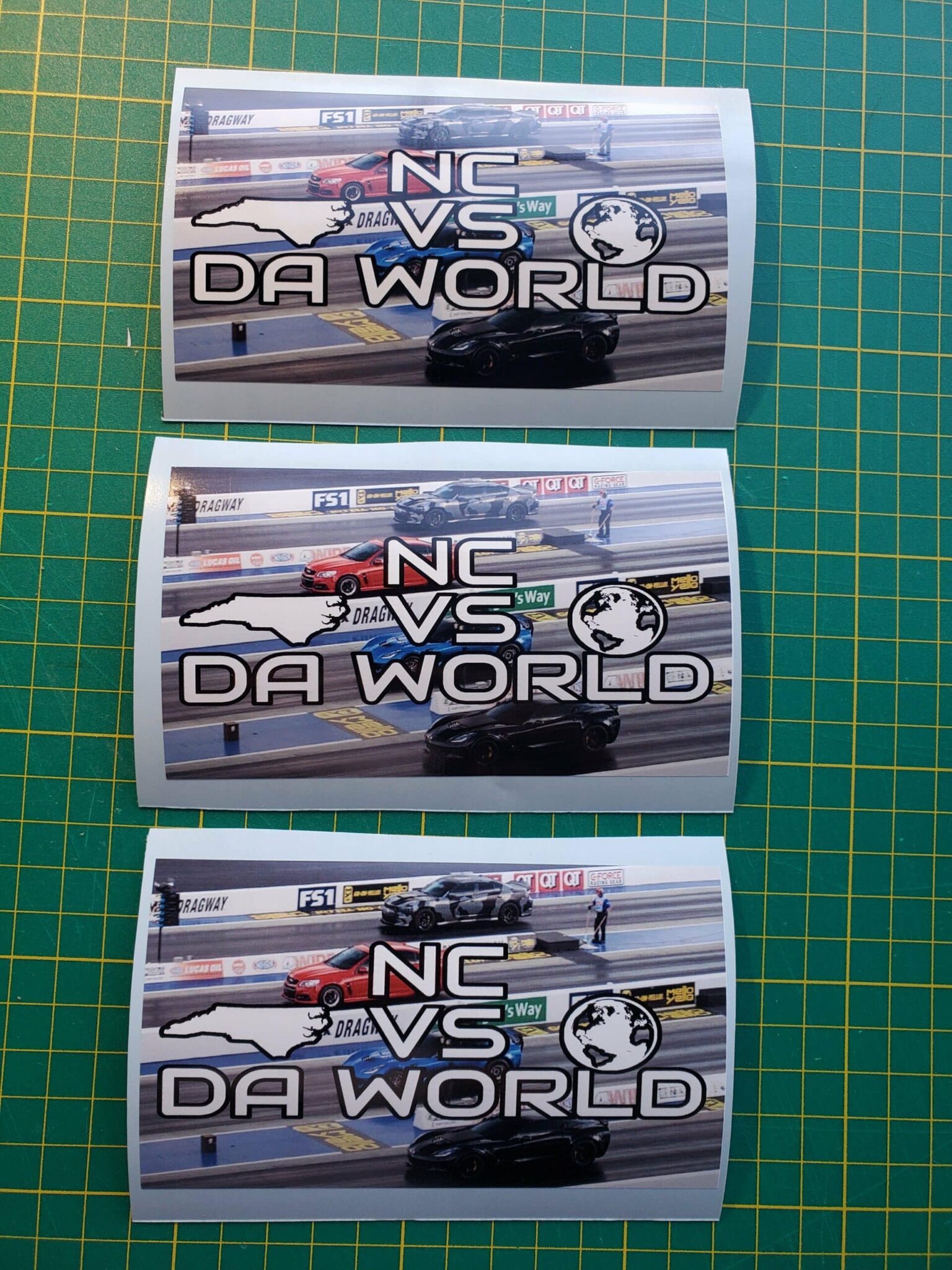 NC VS DA WORLD Decal
