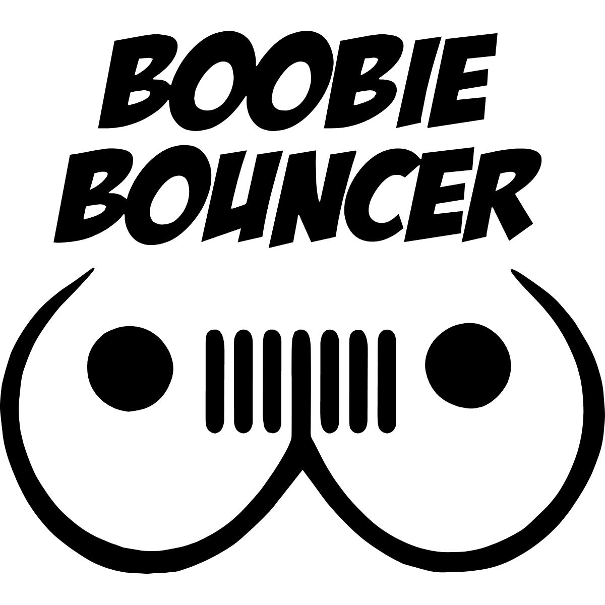 Jeep Boobie Bouncer Decal sticker
