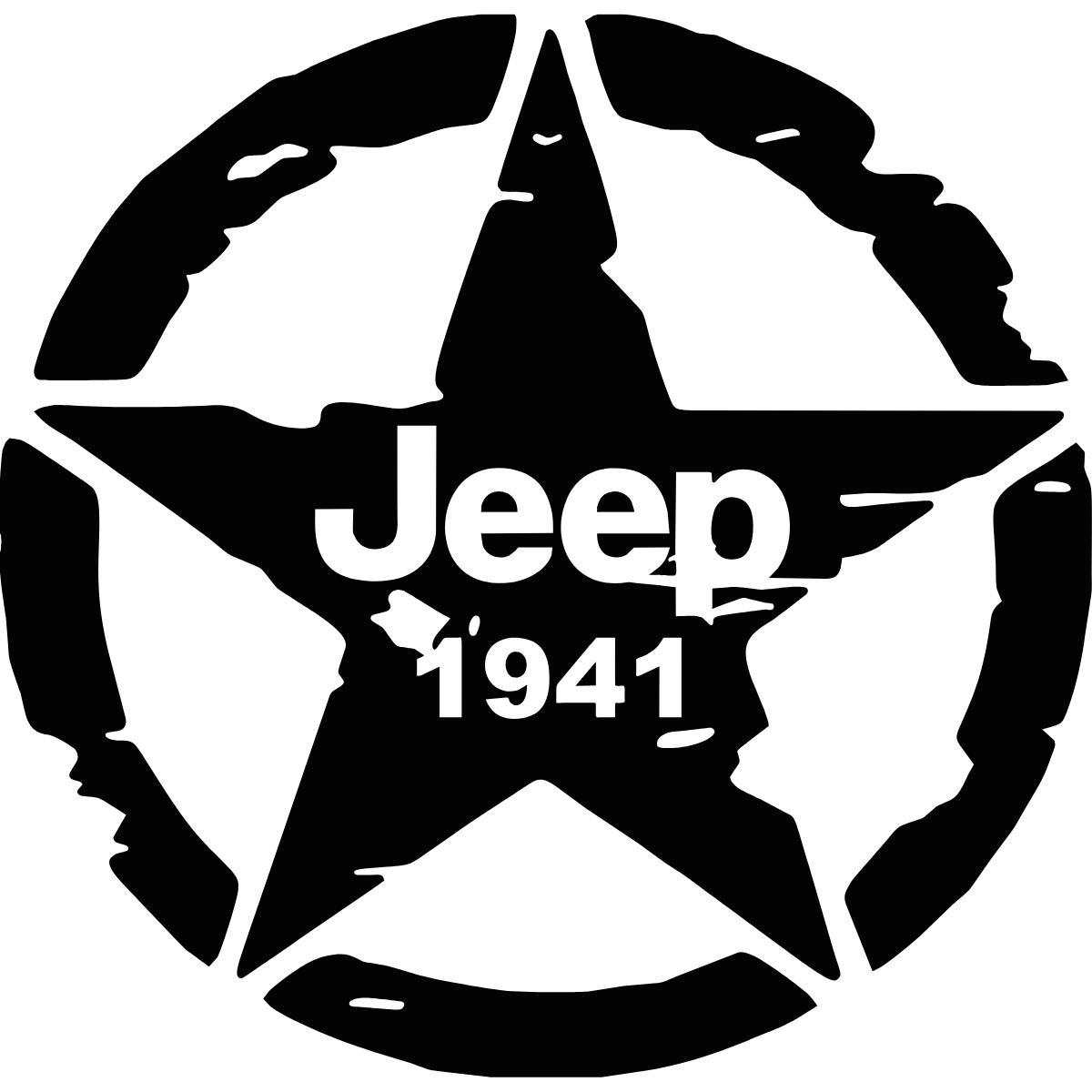 Jeep 1941 Star Decal