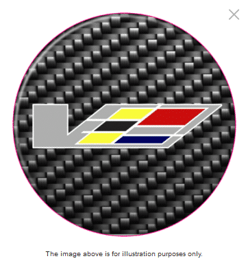 Cadillac CTS-V Forgestar Wheels Center Caps x4