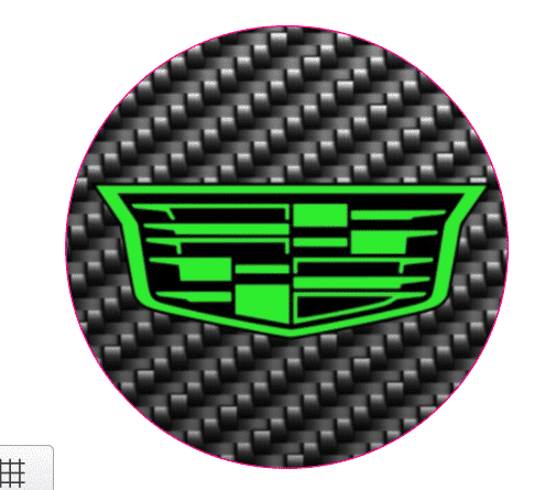 2008 - 2013 Cadillac CTS CTS-V Steering Wheel Badge