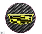 2009 - 2013 Cadillac CTS-V OEM Wheel Center Caps