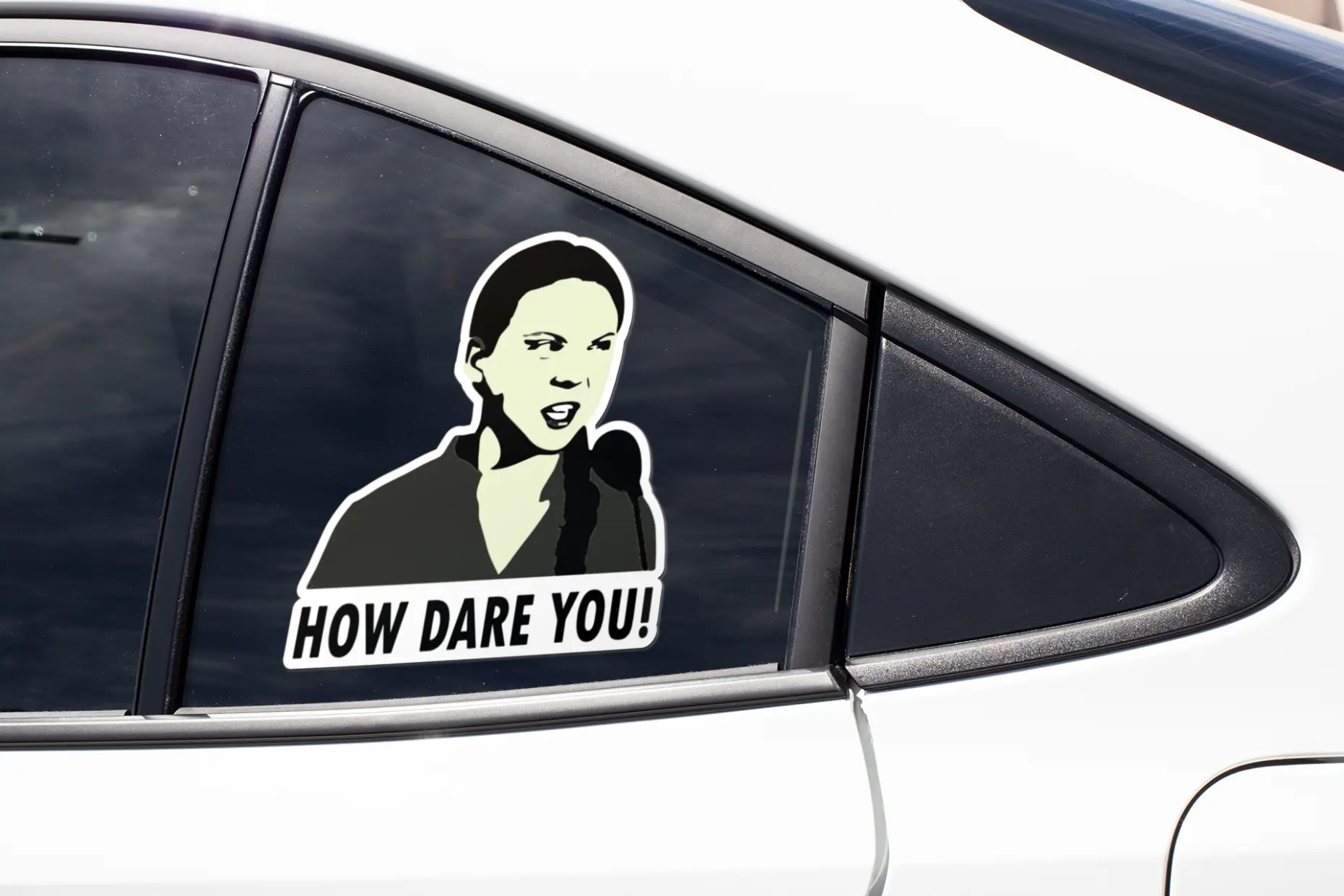 How Dare You Greta Thunberg Decal