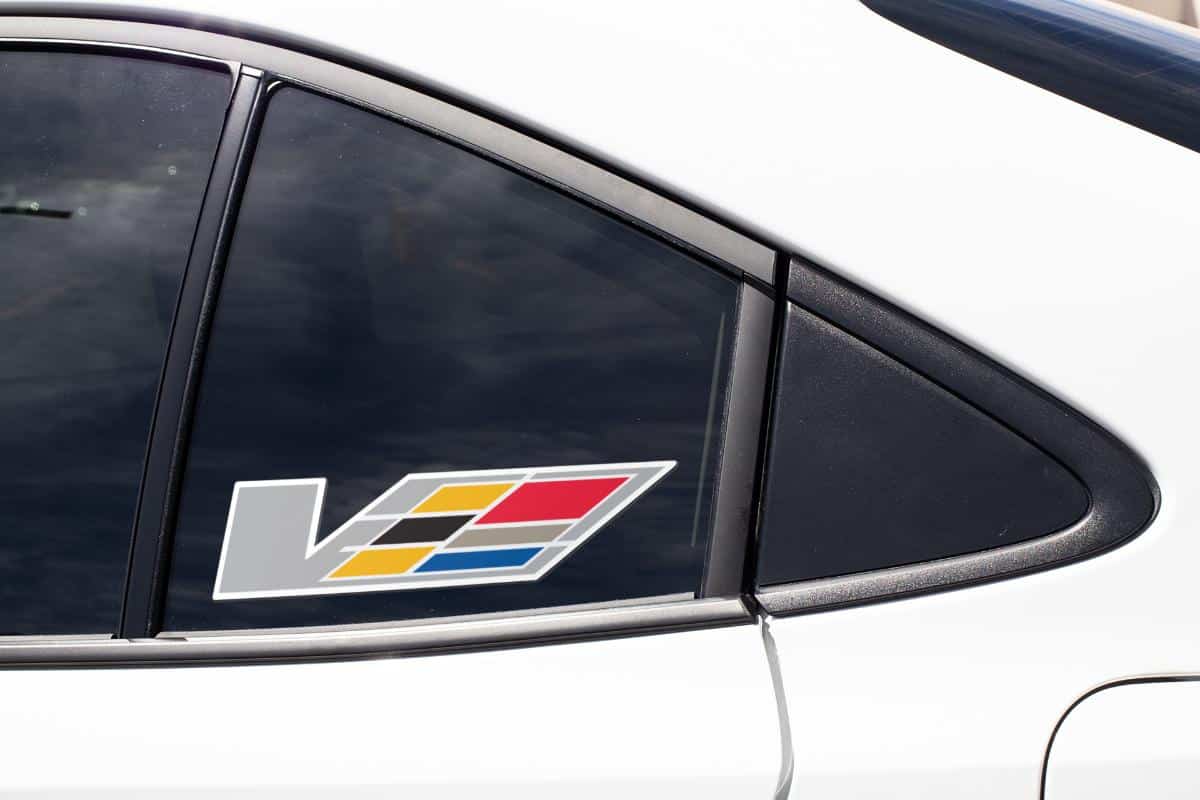 Cadillac V Decal sticker