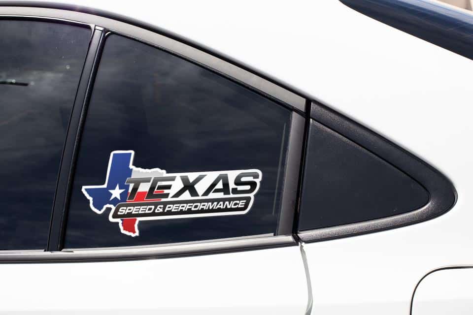Texas Speed and Performance Decal sticker