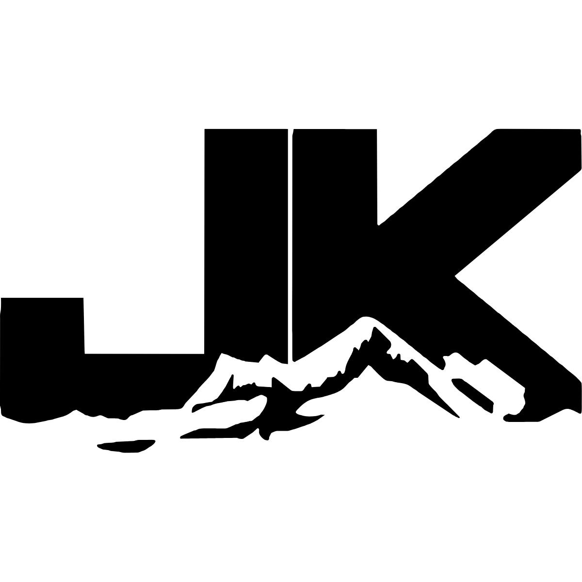 Jeep JK Mountains Decal