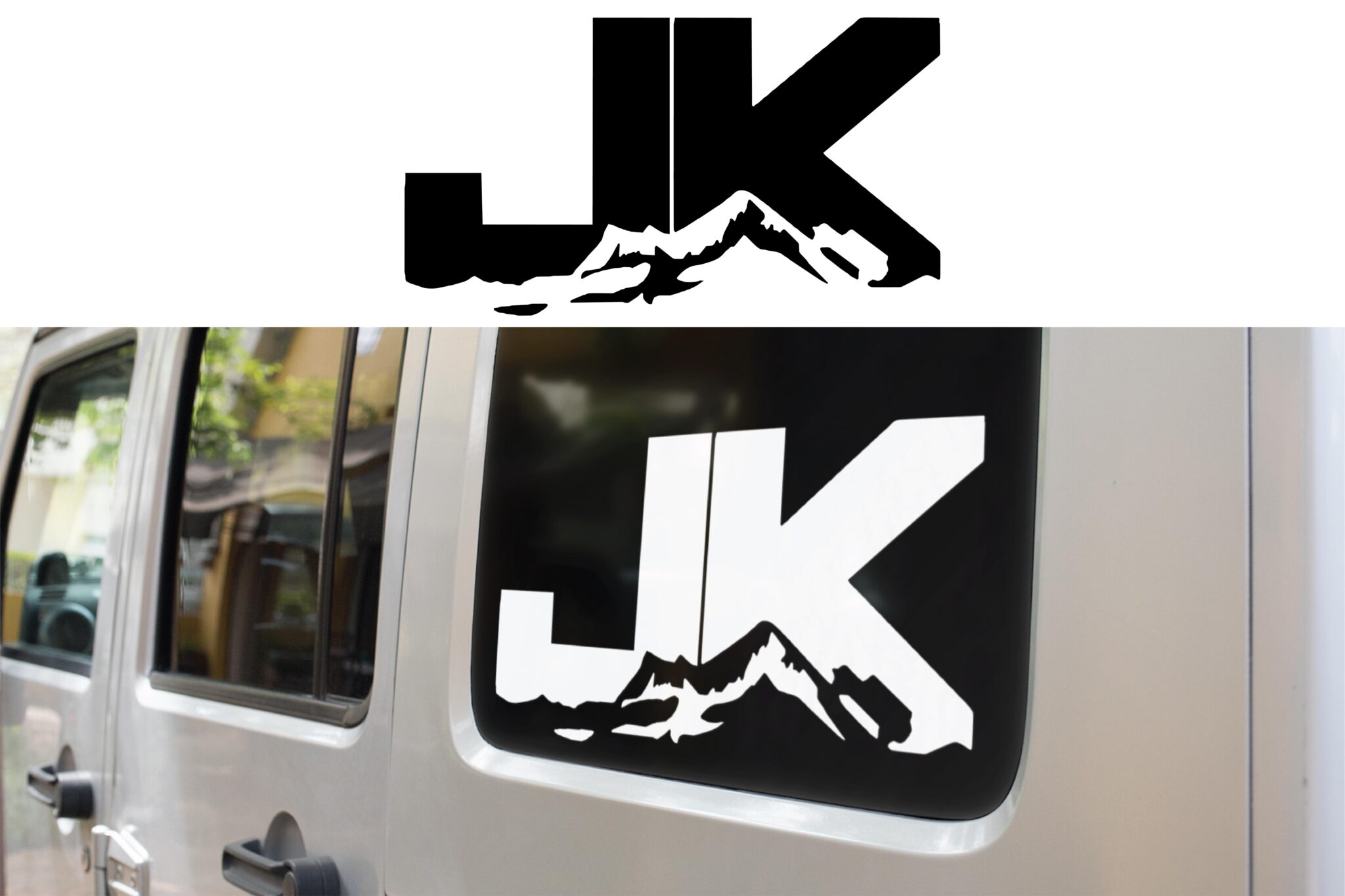 Jeep JK Mountains Decal