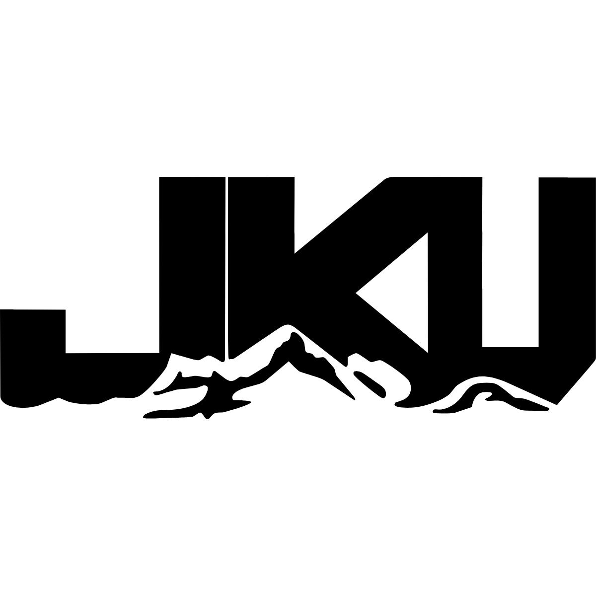 Jeep JKU Mountains Decal