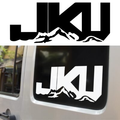 Jeep JKU Mountains Decal sticker