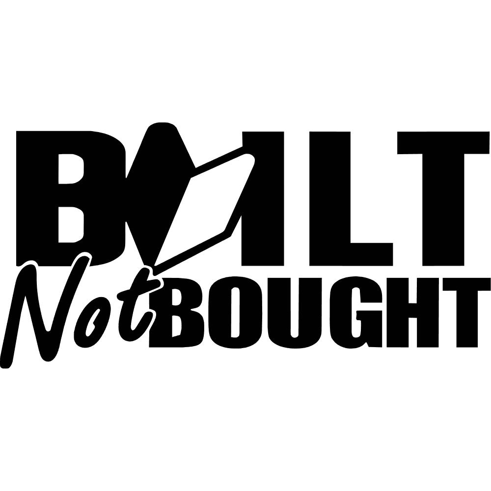 Built Not Bought JDM Decal