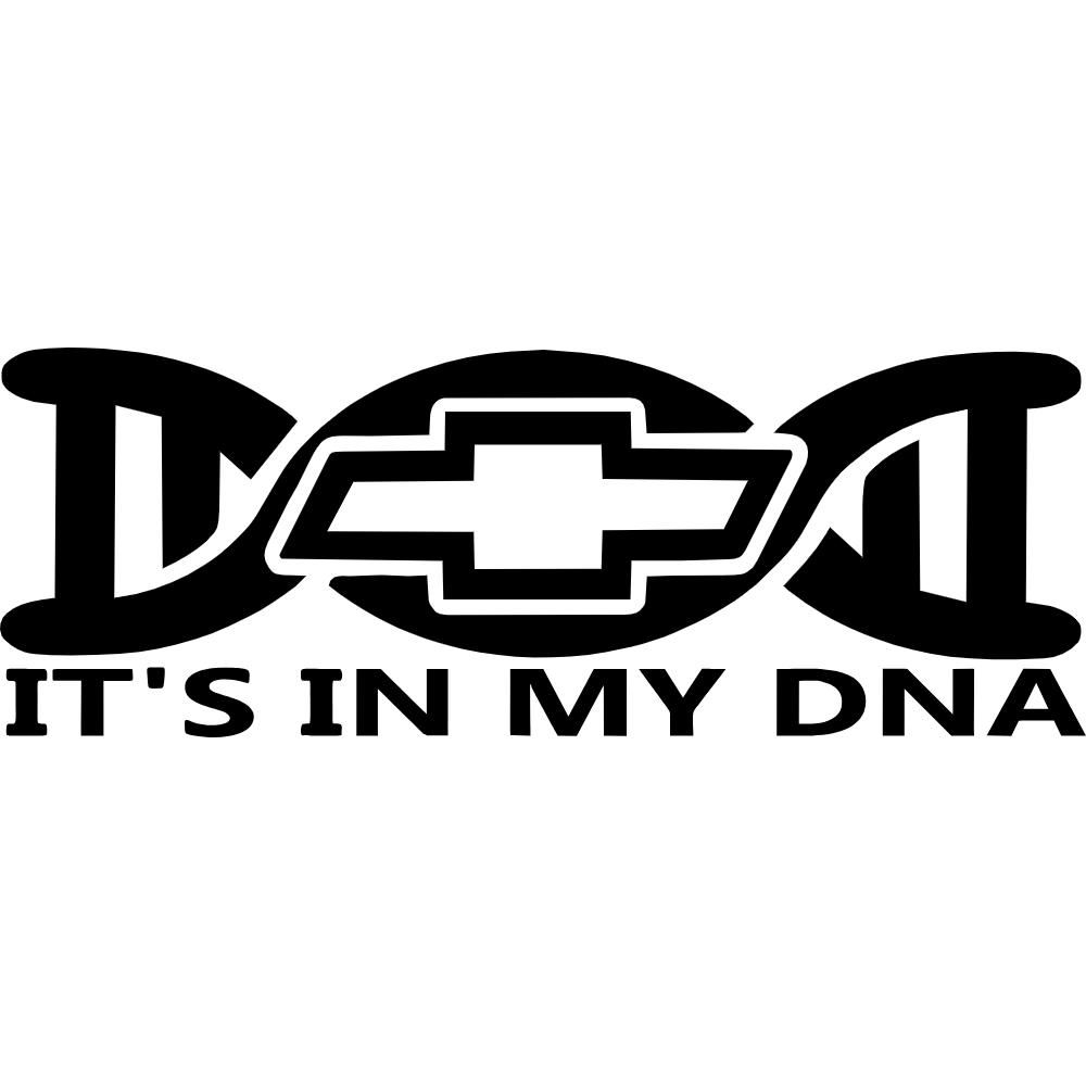 It's In My DNA Chevy Decal