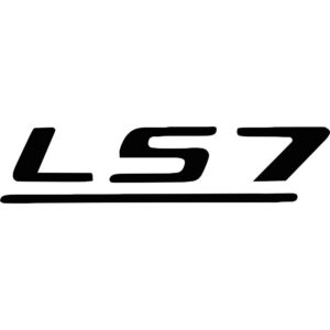 Chevy LS7 Decal