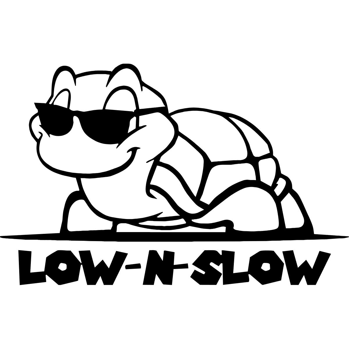 Low and Slow Turtle Decal