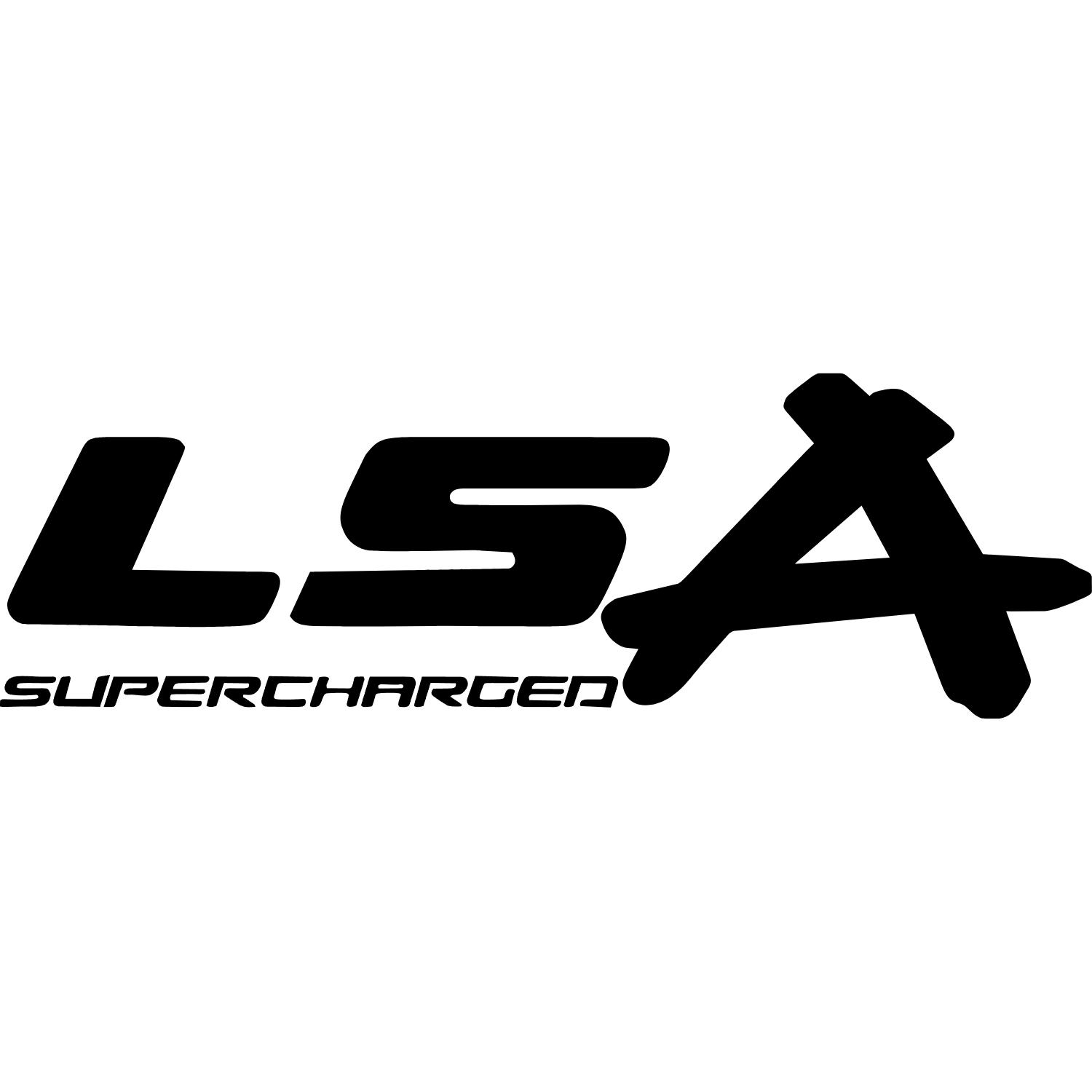 LSA Supercharged Decal sticker